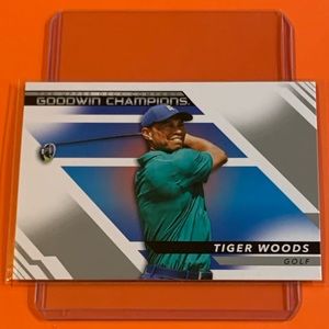 Tiger Woods #75 2022 Upper Deck Goodwin Champions Golf Trading Card